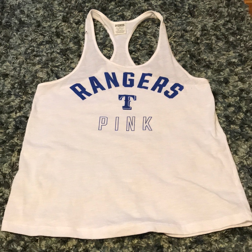 VICTORIAS SECRET PINK Texas rangers tank
